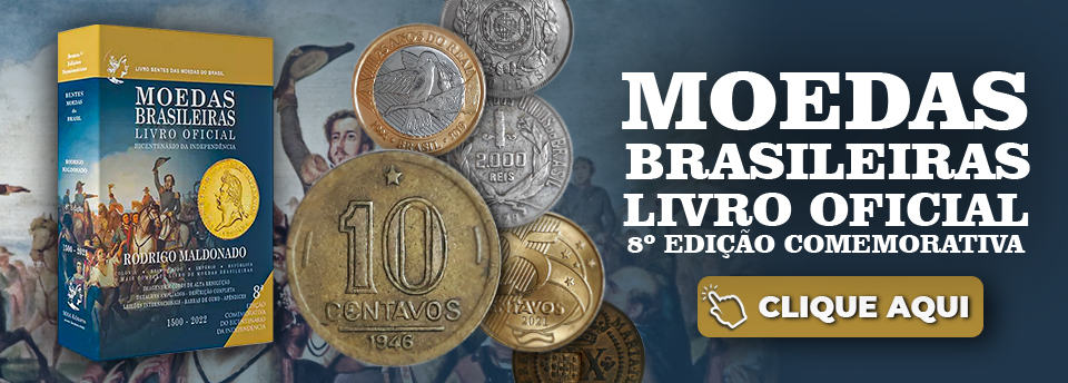 Bentes Livro Oficial das Moedas do Brasil 1500 - 2022 8ª Edição Comemorativa