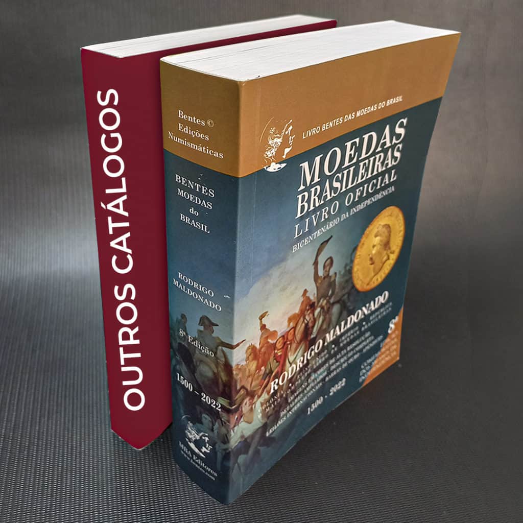 Bentes Livro Oficial das Moedas do Brasil 1500 - 2022 8ª Edição Comemorativa