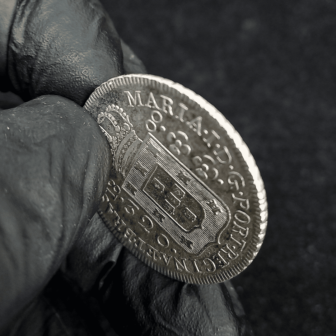 Metal das moedas 