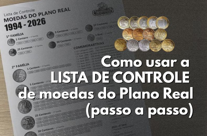 Como colecionar moedas do Plano Real: guia completo para iniciantes